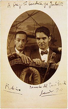 Salvador Dalí, Federico García Lorca, Barcelona, 1925