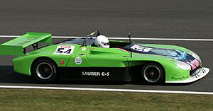 Sauber C5 at Silverstone Classic Endurance Car Racing in September 2009.jpg