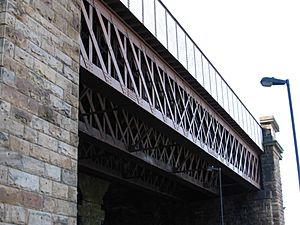 Sheffield - River Don span of Wicker Viaduct