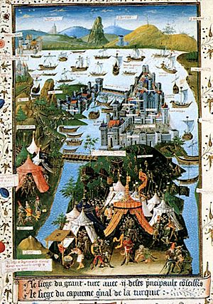Siege of Constantinople BnF MS Fr 9087