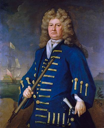 Sir Cloudesley Shovell, 1650-1707