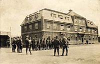 Soldiers at Broughton Hotel