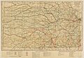Stouffer's Railroad Map of Kansas 1915-1918