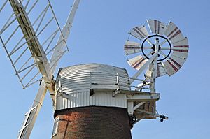 Stracey Arms Windpump - The Cap (geograph 2044883)