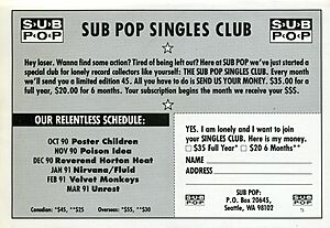 Sub Pop Singles Club Promo