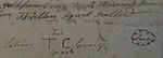 Taliaferro Craig Sr. signature on a deed of land sale (16 September 1779)