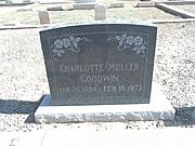 Tempe-Double Butte Cemetery-1888-Charlotte Mullen Goodwin