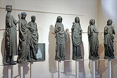 Tentateur, Vierges folles et Vierges sages (musée de l'Oeuvre Notre-Dame, Strasbourg) (36139954245)