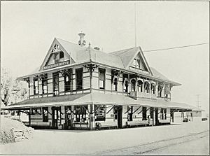 The Salt Lake passenger station, Los Angeles