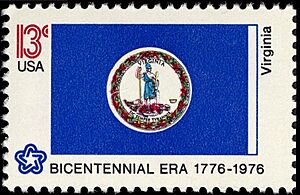Virginia Bicentennial 13c 1976 issue