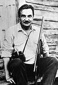 Soviet writer Vitaly Bianki in 1938