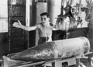 WW2 Singapore 15inch shell