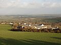 Warbstow Cross houses from Warbstow Bury - geograph.org.uk - 712297
