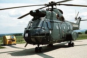 West German Bundesgrenzschutz SA 330 Puma Helicopter