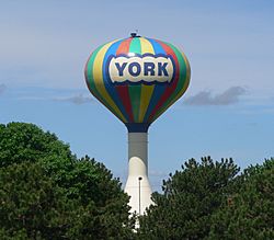York water tower (2013)