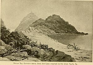 A glimpse of Great Salt Lake, Utah (1891) (14785408093)
