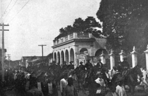 American Cavalry entering Mayagüez on the 11th of August 1898