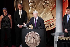 Anderson Cooper accepts the Peabody Award, May 2012 (1)
