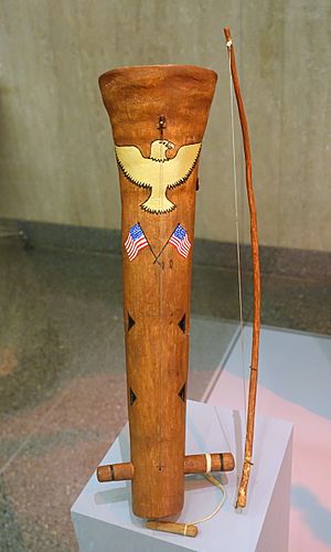 Apache violin, made by Chesley Wilson, 1989 - National Museum of American History - DSC00053