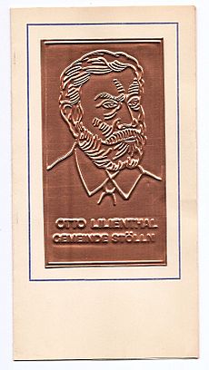 Aviation Pioneer Lilienthal Bronze Plaque.