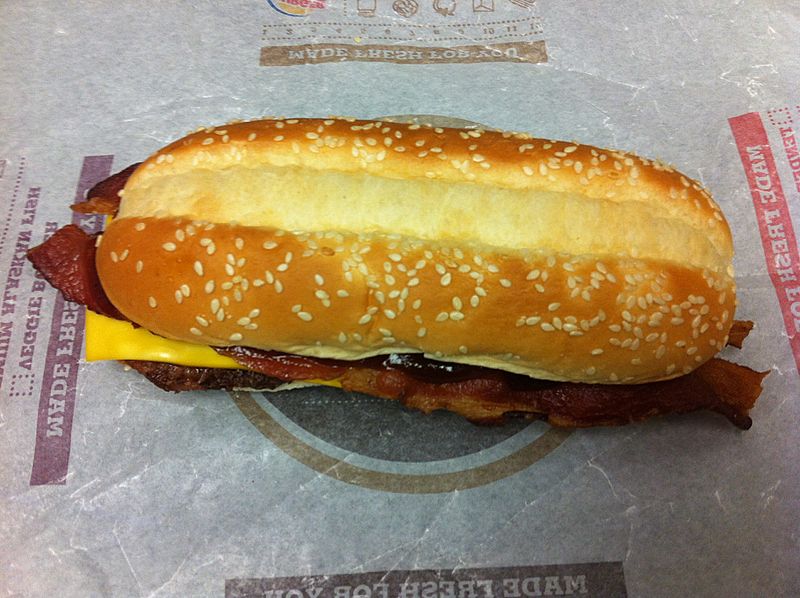 BK Bull's Eye BBQ Burger