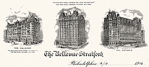 Bellevue-Stratford Hotel letterhead 1916