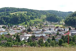 Blick nach Südwesten über Dorfzentrum Gränichen.jpg