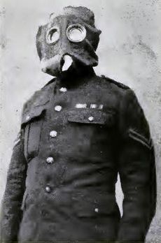 British soldier in a P or PH helmet