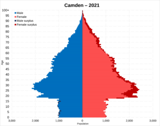 Camden population pyramid