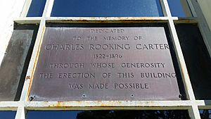 Charles Rooking Carter Historic Plaque