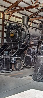Chicago, Burlington and Quincy No. 4963 at the Illinois Railway Museum - May 2023.jpg