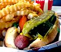 Chicago-style hot dog Johnniebeefs