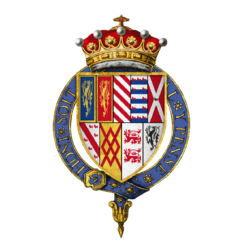 Coat of arms of Sir Francis Talbot, 5th Earl of Shrewsbury, KG