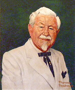 Col. Harland Sanders' Portrait Commissioned by Winston L. Shelton