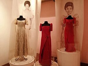 Collection of gowns worn by Imelda Romualdez-Marcos