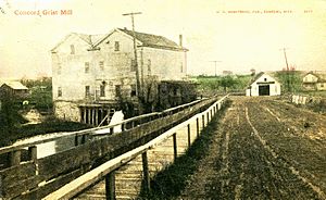 Concord Grist Mill, Concord, Michigan -- card postmarked 1910. (8362234715)