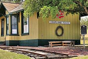Former train station in Coupland