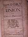 Defoe 1709 The History Of The Union Of Great Britain