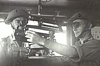 Directional range finder detachment in command post at Swanbourne February 1943 AWM 029012
