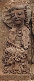 Elder with plucked rabel, Santo Domingo de Soria
