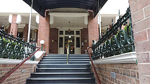 Entrance, Montpelier House, United Services Club Premises, Wickham Terrace, Spring Hill, Brisbane, 2015