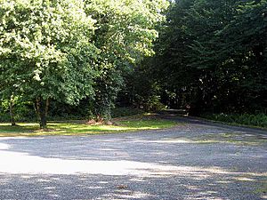 Entrance to the Forest car park at Florence Court - geograph.org.uk - 984345