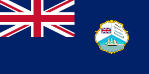 Flag of British Honduras (1919-1981)