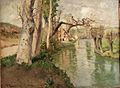 Frits Thaulow-Fra Dieppe med elven Arques