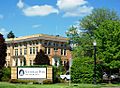 George Fox University entrance sign