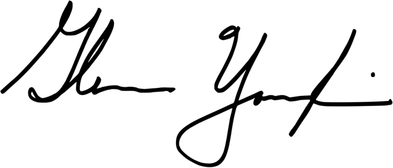Glenn Youngkin signature