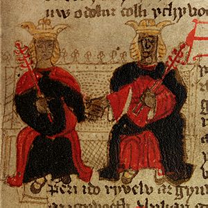 History of the Kings (f.18) Morgan and Cunedda