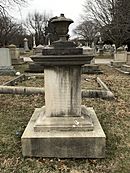 Gravesite of Justice Philip Barbour at Congressional Cemetery in Washington, D.C.]