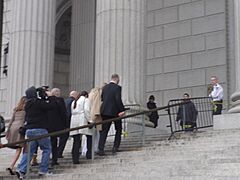 Ke$ha arrives at New York State Supreme Court, Manhattan