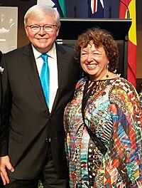 Kevin Rudd and Thérèse Rein